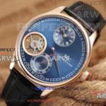 Perfect Replica IWC Portuguese Blue Dial Rose Gold Watches
